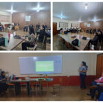 Reunión con la comunidad educativa en la filial Curuguaty.