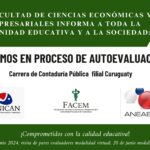 Estamos en Proceso de Autoevaluación – Contaduría Pública filial Curuguaty.
