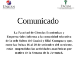 Comunicado.
